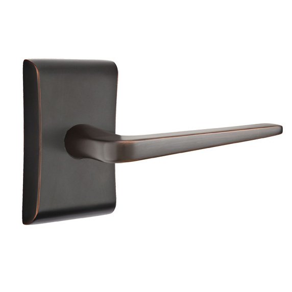 Emtek Athena Lever With Neos Rosette in Oil Rubbed Bronze finish