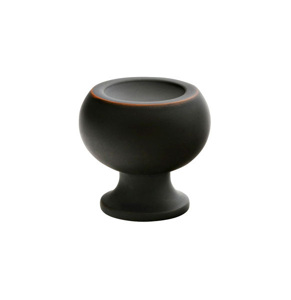 The Emtek Atomic Cabinet Knob, 1 1/4" in Oil Rubbed Bronze finish