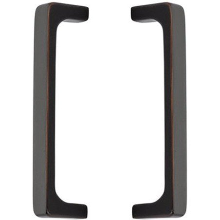 Emtek Back to Back 8" Brisbane Door Pull in Oil Rubbed Bronze finish