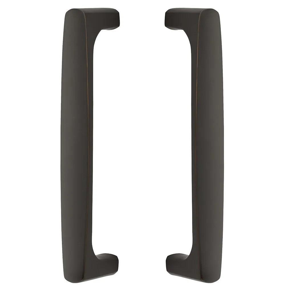 The Emtek Back to Back Urban Modern Door Pull, 8" Center to Center in Oil Rubbed Bronze finish