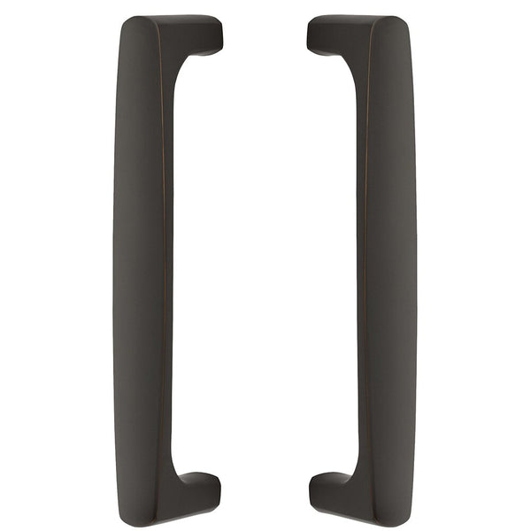 The Emtek Back to Back Urban Modern Door Pull, 8" Center to Center in Oil Rubbed Bronze finish