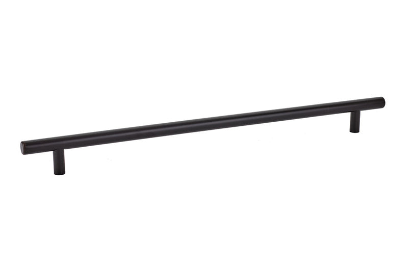 The Emtek Bar Cabinet Pull, 24" Center to Center in Oil Rubbed Bronze finish