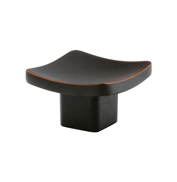 The Emtek Basin Cabinet Knob, 1 1/4" in Oil Rubbed Bronze finish