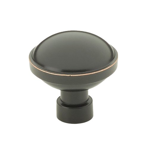 The Emtek Brandt Cabinet Knob, 1 1/4" in Oil Rubbed Bronze finish