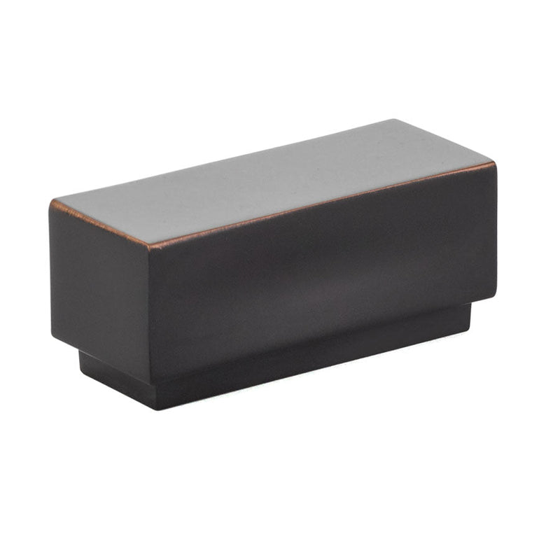 The Emtek Cinder Cabinet Knob, 2 1/4" in Oil Rubbed Bronze finish