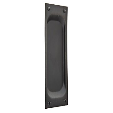 Emtek Classic Rectangular Flush Pull with Surface Screws in Oil Rubbed Bronze finish