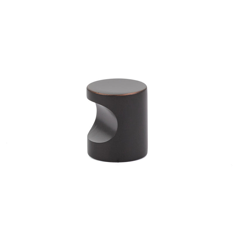 The Emtek Finger Cabinet Pull, 7/8" in Oil Rubbed Bronze finish