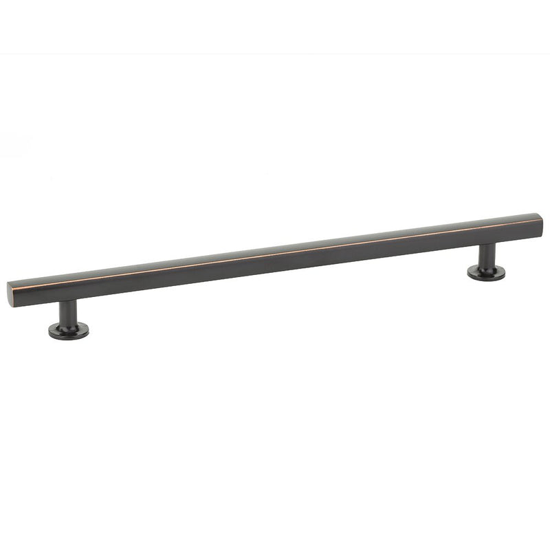 The Emtek Freestone Cabinet Pull, 10" Center to Center in Oil Rubbed Bronze finish