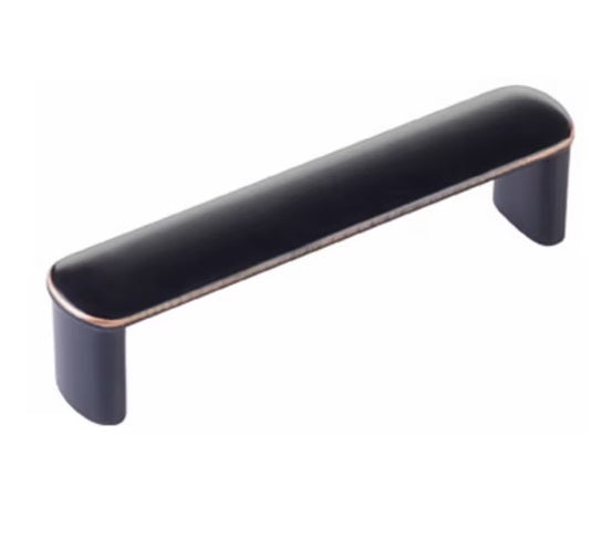 The Emtek Habitat Cabinet Pull in Oil Rubbed Bronze finish