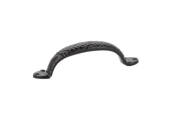 The Emtek Hammered Drawer Pull, 3 1/2" Center to Center in Oil Rubbed Bronze finish