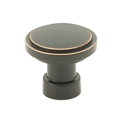 The Emtek Haydon Cabinet Knob, 1 1/4" in Oil Rubbed Bronze finish