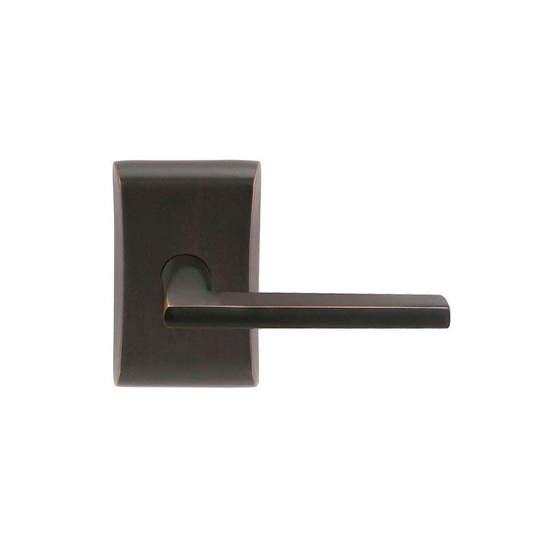 Emtek Helios Lever With Neos Rosette in Oil Rubbed Bronze finish