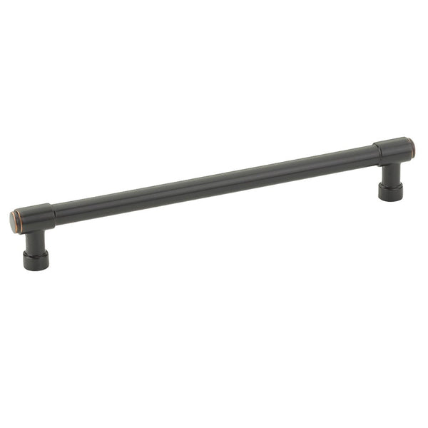 The Emtek Jasper Appliance Pull, 12" Center to Center in Oil Rubbed Bronze finish