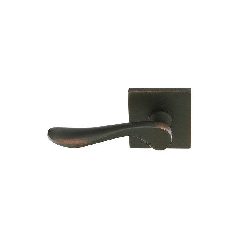 Emtek Luzern Lever With Square Rosette in Oil Rubbed Bronze finish