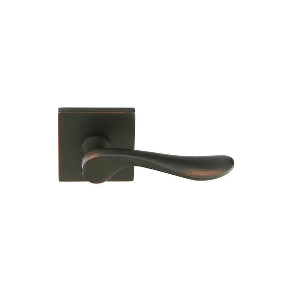 Emtek Luzern Lever With Square Rosette in Oil Rubbed Bronze finish