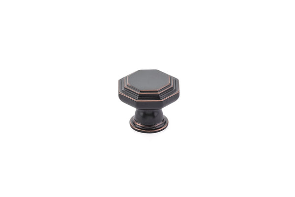 The Emtek Midvale Cabinet Knob, 1 1/4" in Oil Rubbed Bronze finish