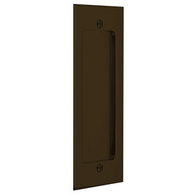 Emtek Modern Rectangular Flush Pull with Surface Screws in Oil Rubbed Bronze finish