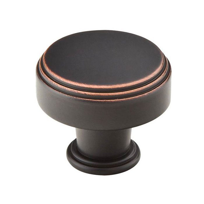 The Emtek Newport Cabinet Knob, 1 5/8" in Oil Rubbed Bronze finish