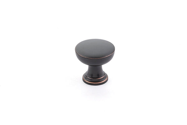 The Emtek Overland Cabinet Knob, 1 1/4" in Oil Rubbed Bronze finish