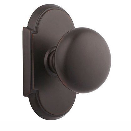 Emtek Providence Knob with #8 Rosette in Oil Rubbed Bronze finish