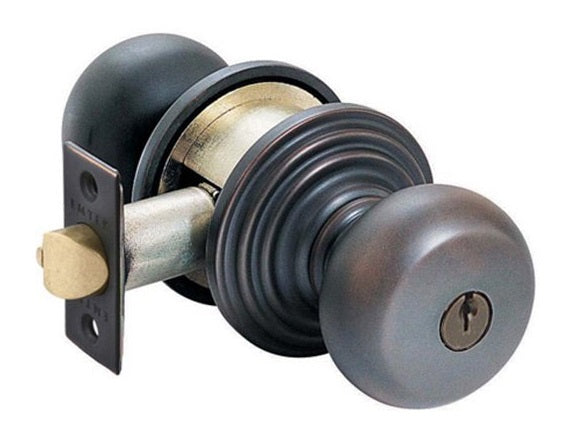 Emtek Providence Knob with Regular Rosette in Oil Rubbed Bronze finish