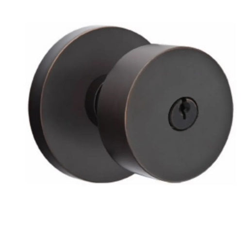 Emtek Round Knob with Disk Rosette in Oil Rubbed Bronze finish