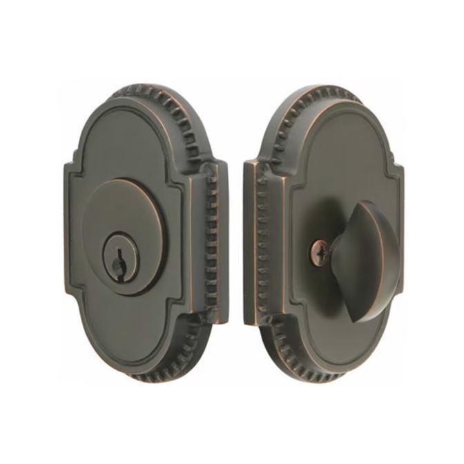 Emtek Single Cylinder Knoxville Keyed Deadbolt in Oil Rubbed Bronze finish