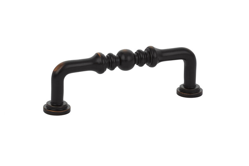 Emtek Spindle Cabinet Pull, 3 1/2" Center to Center in Oil Rubbed Bronze finish