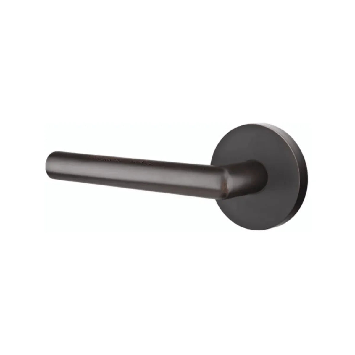 Emtek Stuttgart Lever With Disk Rosette in Oil Rubbed Bronze finish