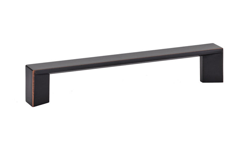 The Emtek Trinity Cabinet Pull, 5" Center to Center in Oil Rubbed Bronze finish