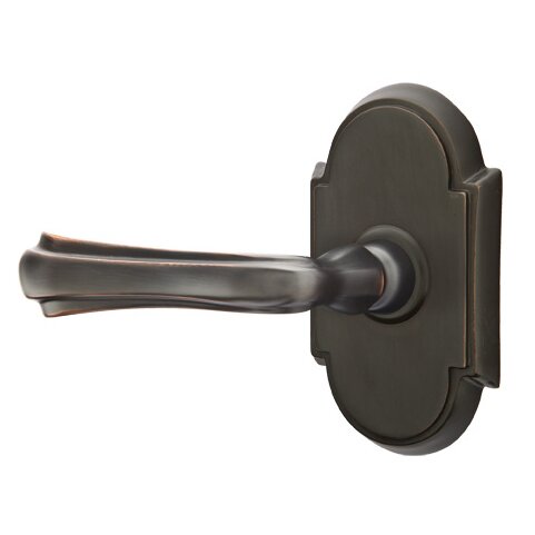 Emtek Wembley Lever With #8 Rosette in Oil Rubbed Bronze finish