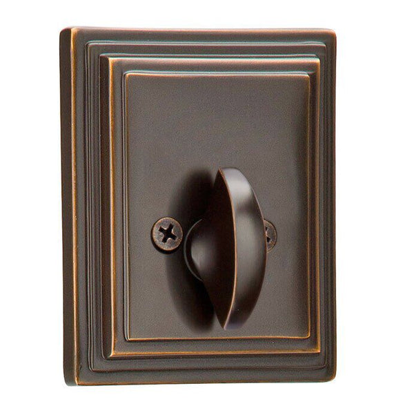 Emtek Wilshire Deadbolt, Single Sided in Oil Rubbed Bronze finish