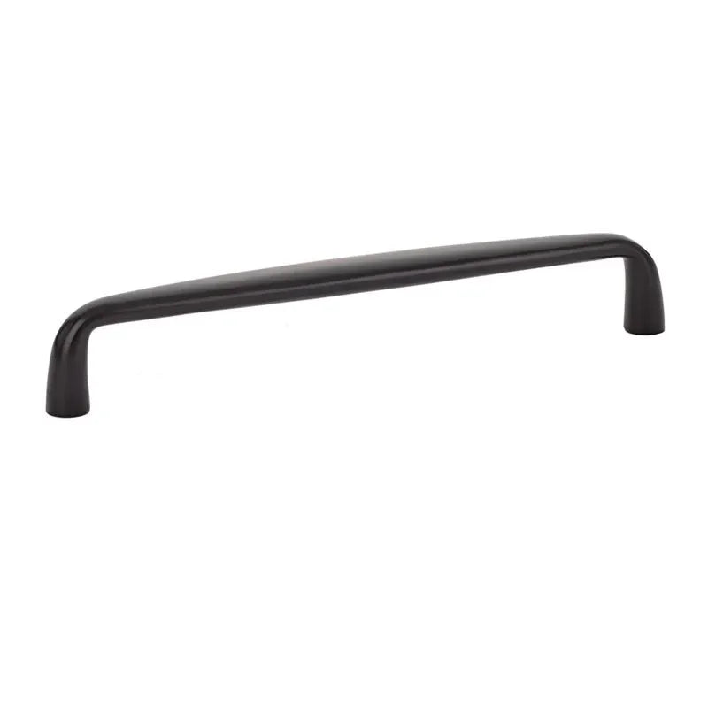 The Emtek Orbit Cabinet Pull, 6" Center to Center in Oil Rubbed Bronze finish