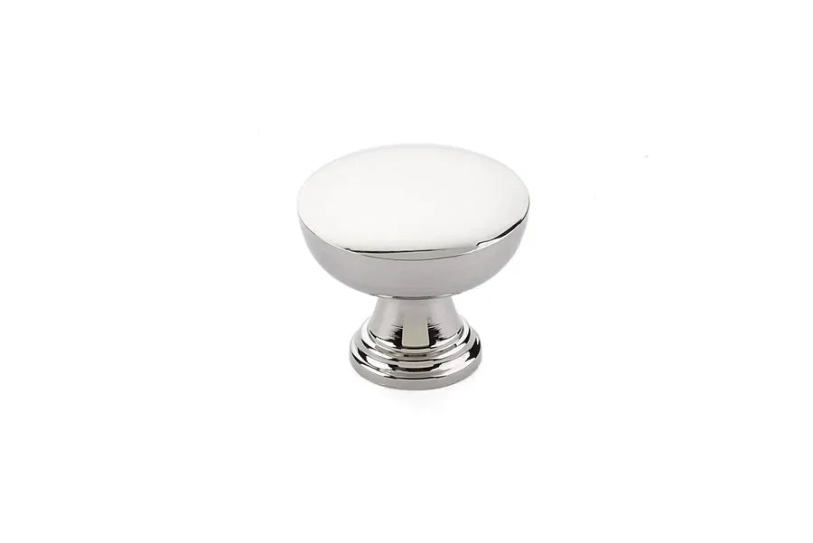 The Emtek Overland Cabinet Knob, 1 3/4" in Lifetime Polished Nickel finish