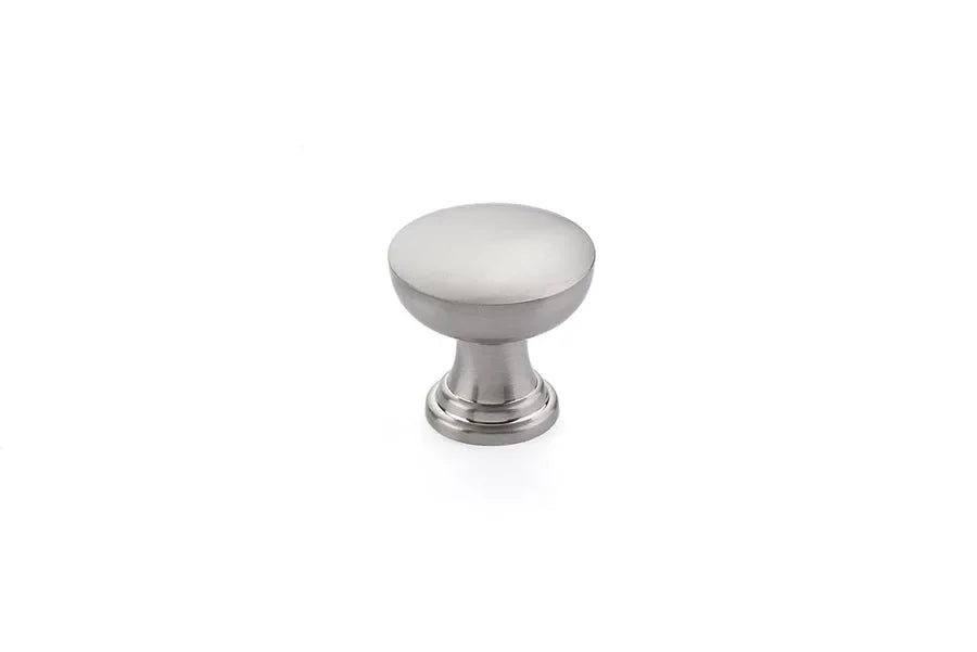 The Emtek Overland Cabinet Knob, 1 1/4" in Satin Nickel finish