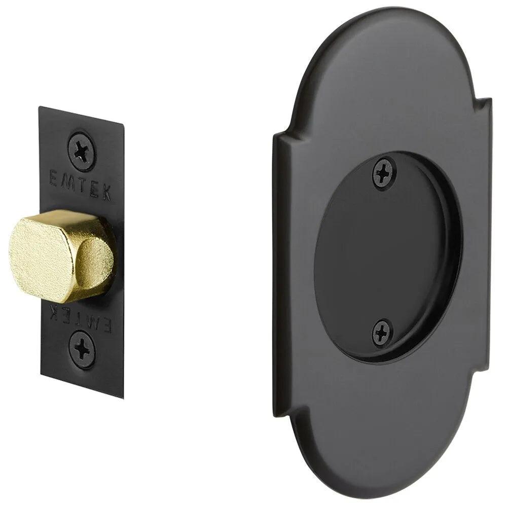 Emtek Passage #8 Pocket Door Tubular Lock Flat Black