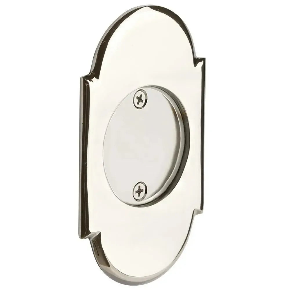 Emtek Passage #8 Pocket Door Tubular Lock in Lifetime Polished Nickel finish