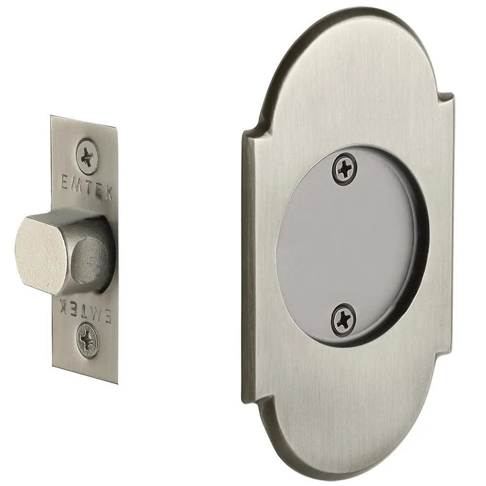 Emtek Passage #8 Pocket Door Tubular Lock Pewter