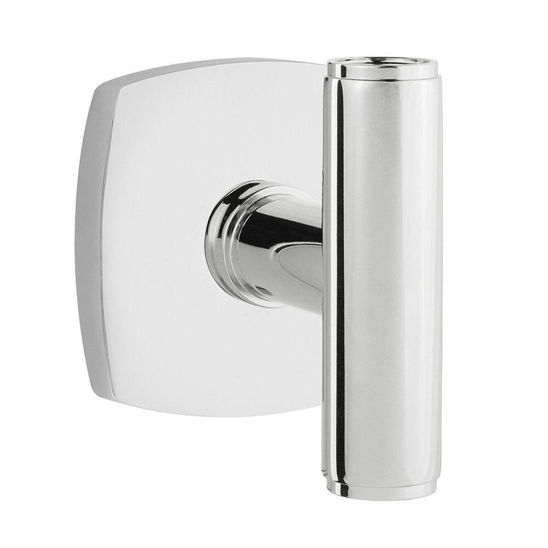 Emtek Ace Knob with Urban Modern Rosette in Polished Chrome finish