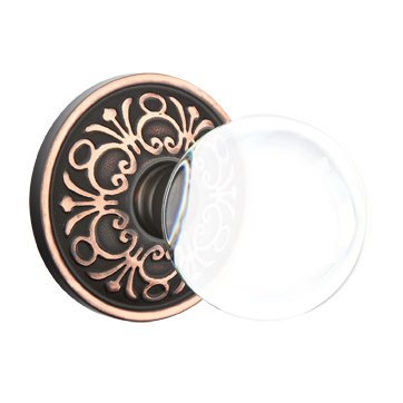 Emtek Bristol Knob with Lancaster Rosette in Oil Rubbed Bronze finish