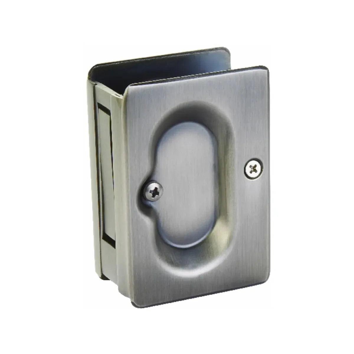 Emtek Passage Standard Pocket Door Lock Pewter
