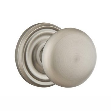 Emtek Providence Knob with Regular Rosette in Pewter finish