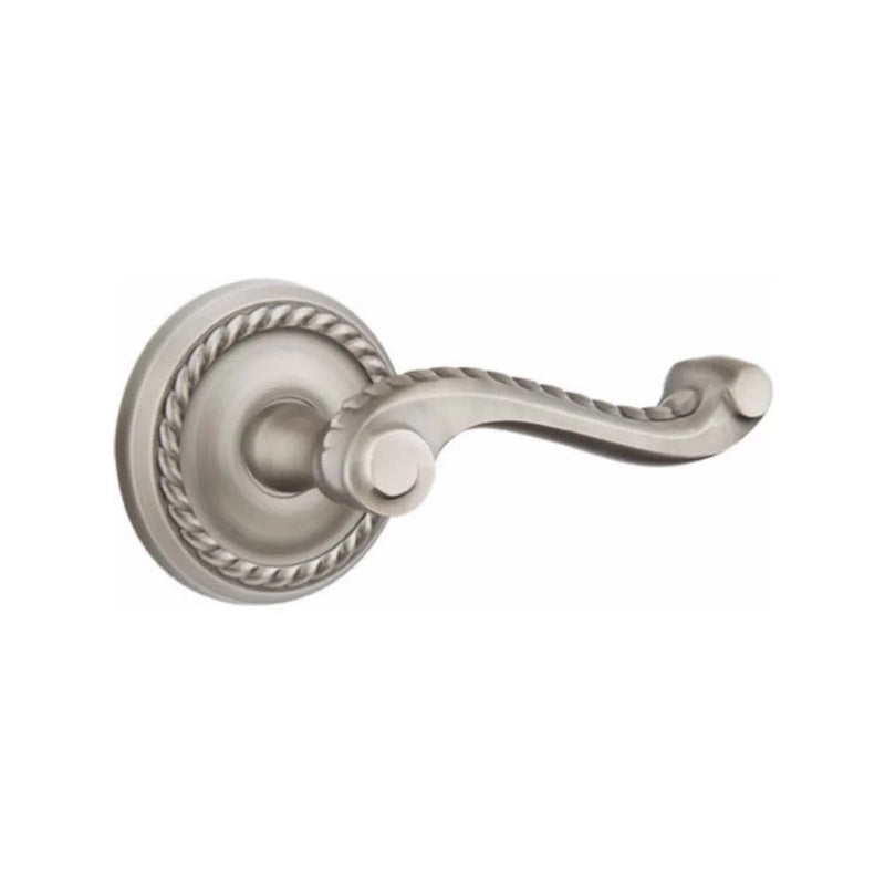 Emtek Rope Lever with Rope Rosette in Pewter finish