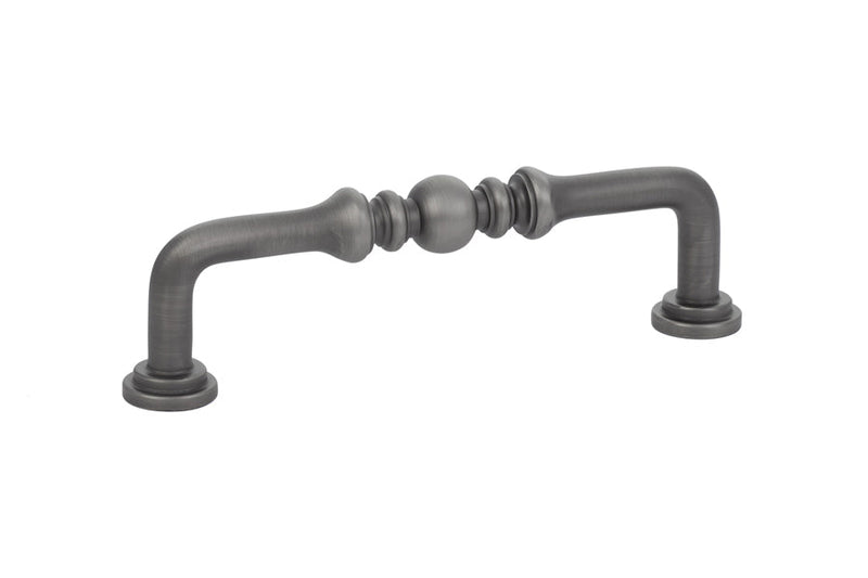 Emtek Spindle Cabinet Pull, 4" Center to Center in Pewter finish