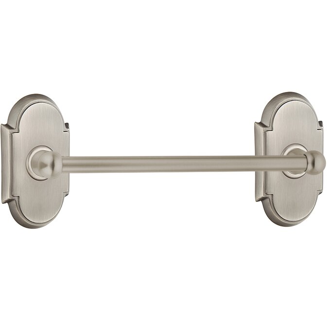 The Emtek Traditional Brass Towel Bar with