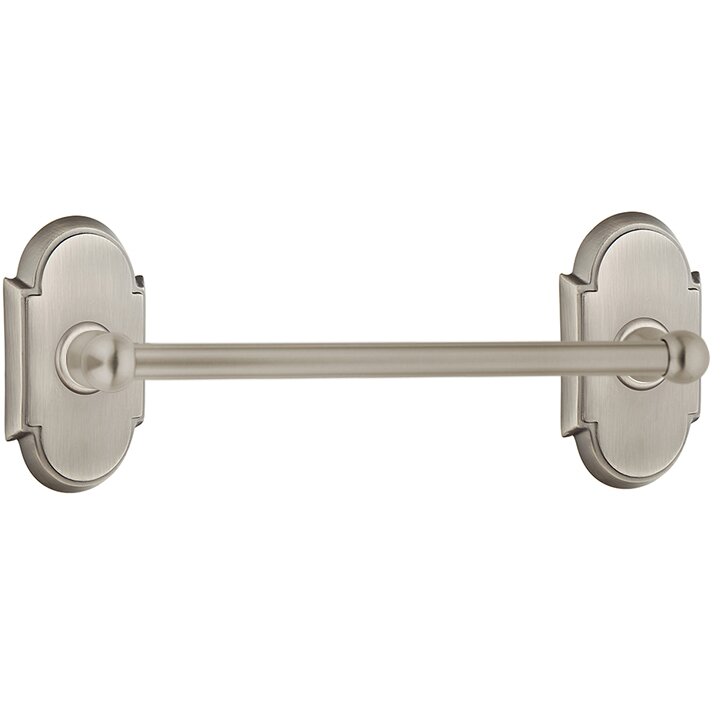 The Emtek Traditional Brass Towel Bar with