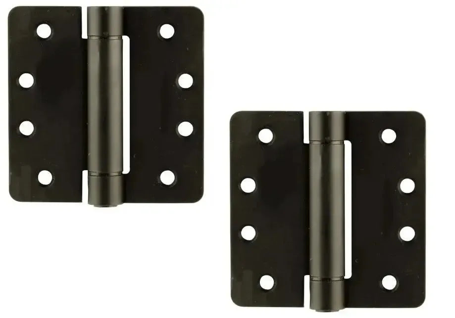 EmtekEmtek Plated Steel UL Listed Spring Hinge 4" x 4" with 1/4" Radius Corners in 