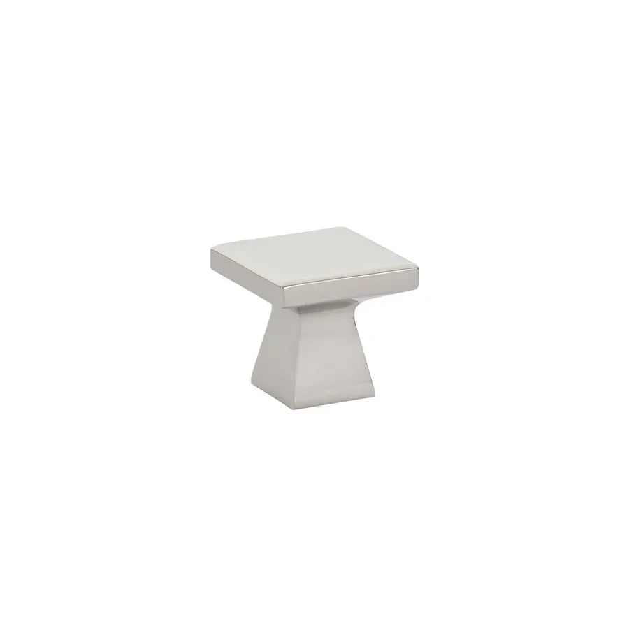 The Emtek Podium Knob 1-1/4" in Lifetime Polished Nickel finish