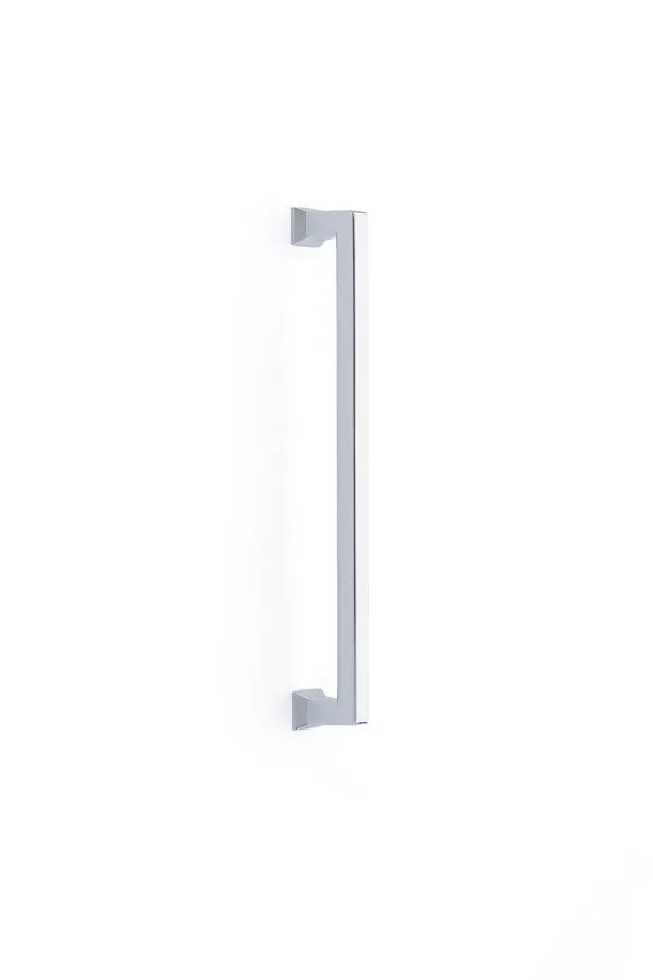 The Emtek Alexander Appliance Pull, 12" Center to Center in Polished Chrome finish