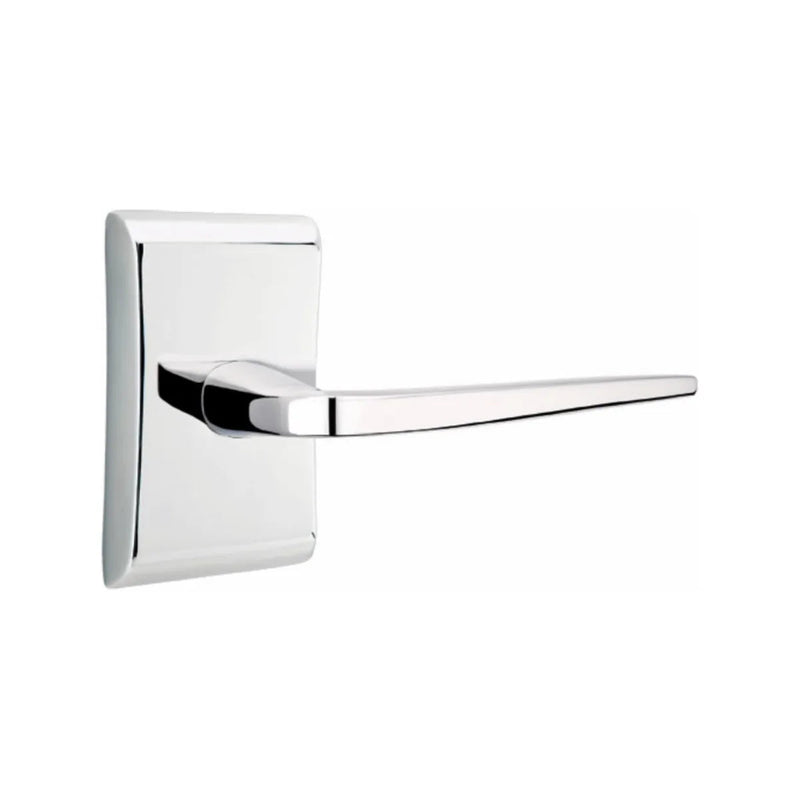 Emtek Athena Lever With Neos Rosette in Polished Chrome finish